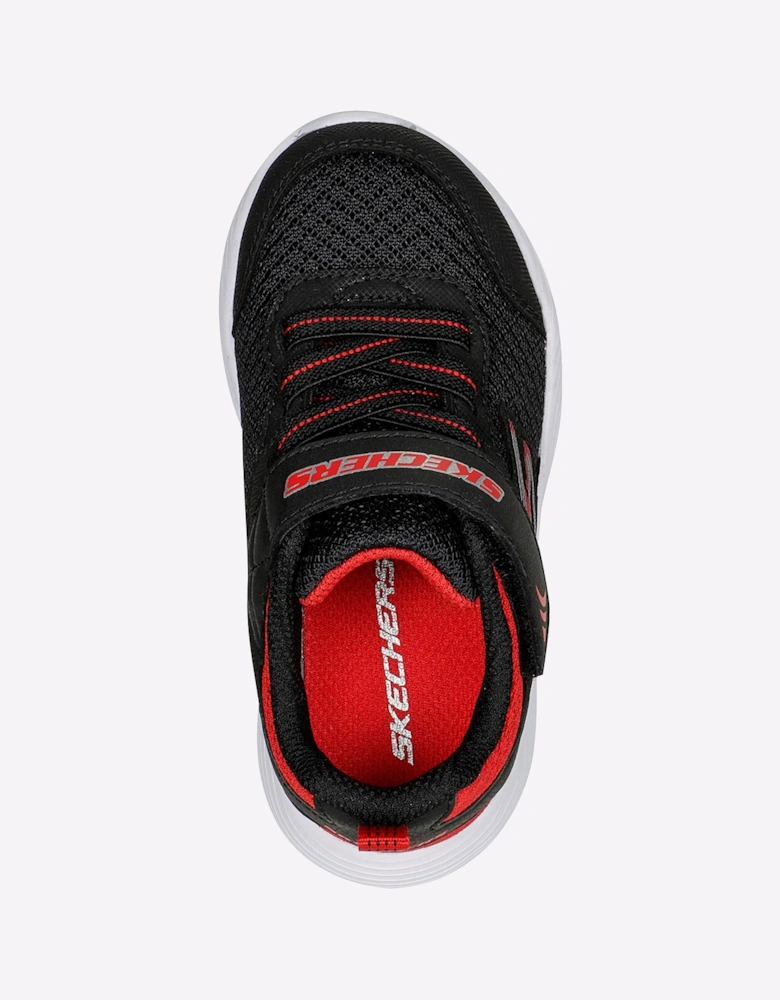 Skechers Dyna-Lite Retler Trainers Infant Black/Red