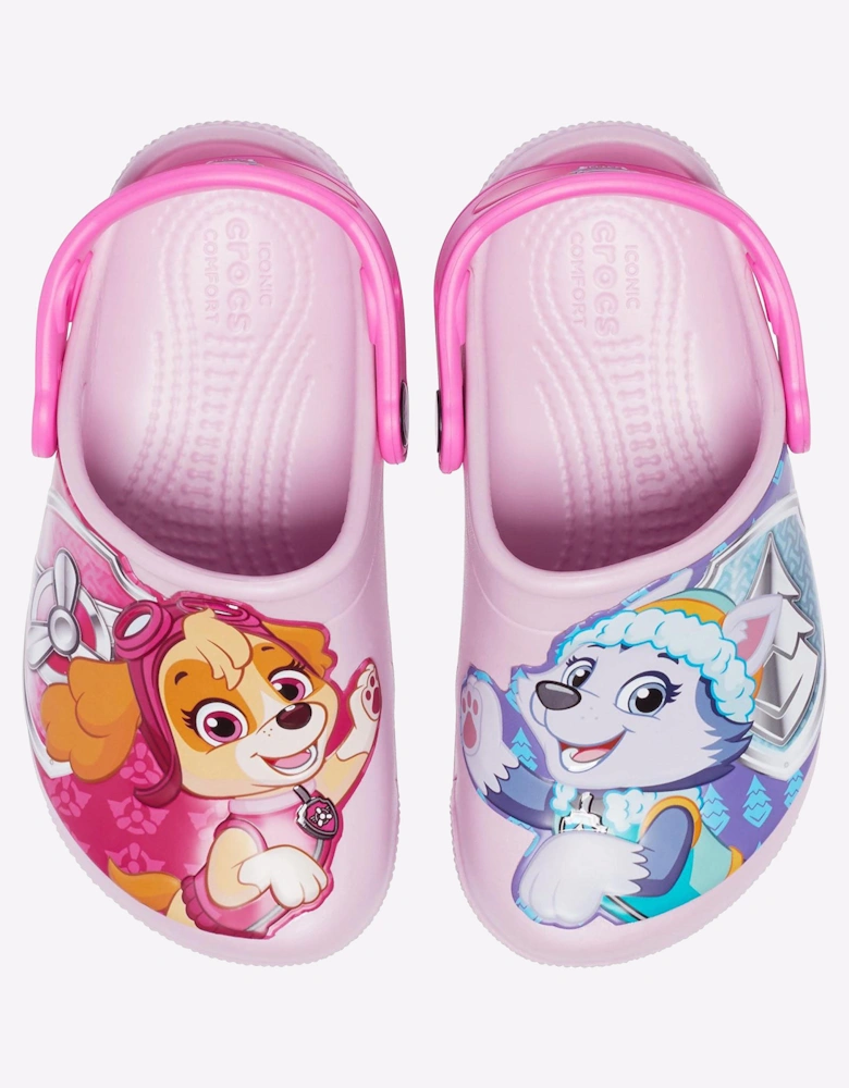 Crocs Classic Paw Patrol Clogs Junior Ballerina Pink