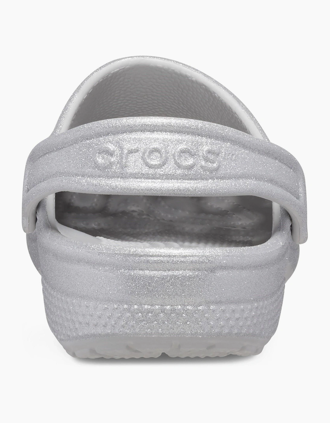 Crocs Classic Glitter Infants Silver