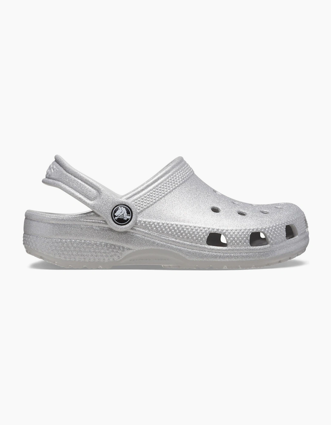 Crocs Classic Glitter Infants Silver