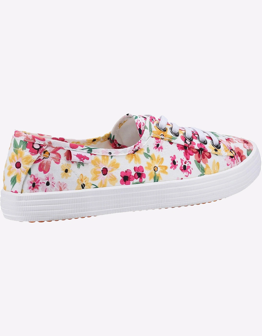 Rocket Dog Chow Chow Margate Floral Casual Womens Girls Slip On Shoes White/Multi