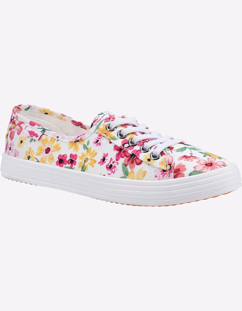 Rocket Dog Chow Chow Margate Floral Casual Womens Girls Slip On Shoes White/Multi