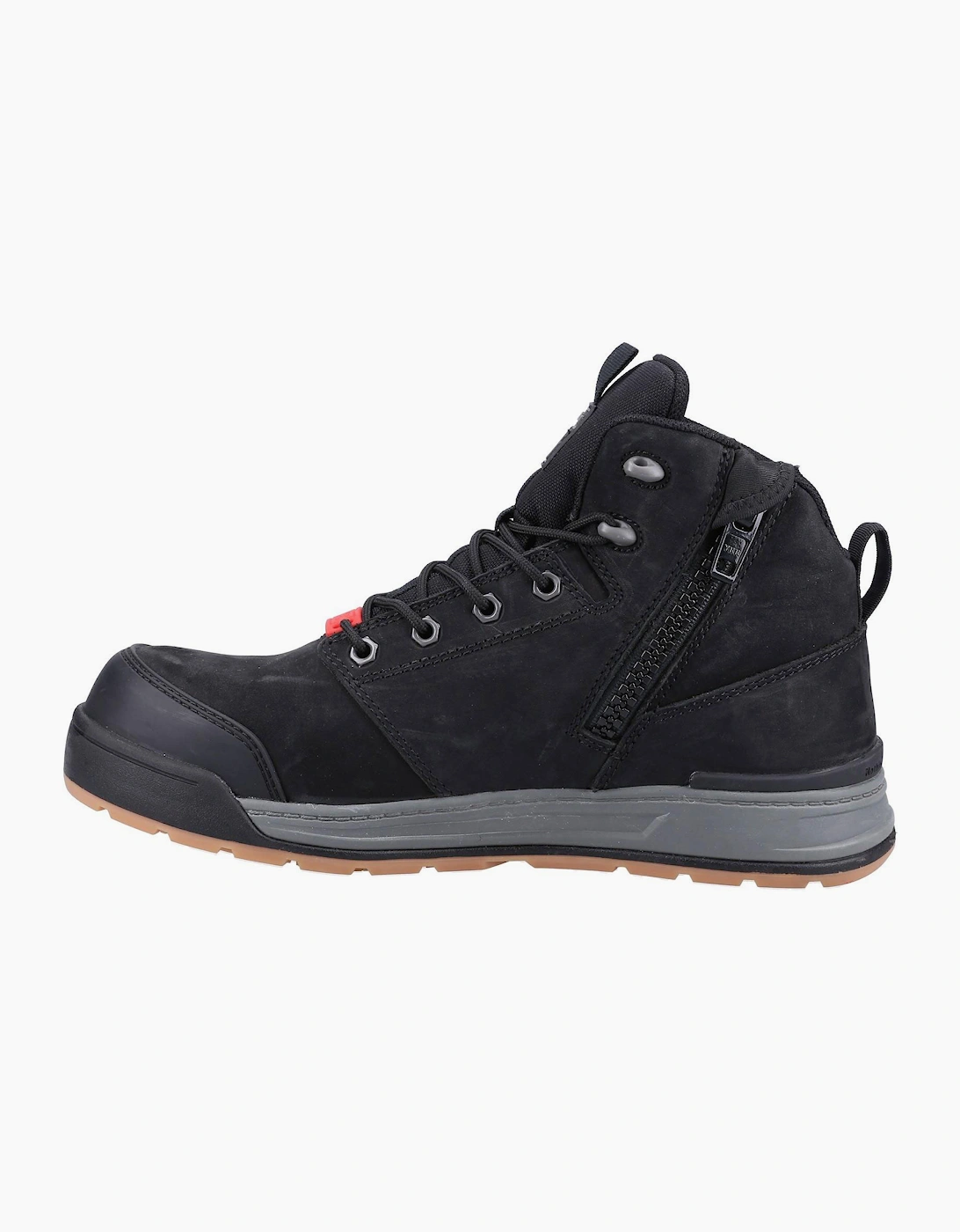 B&Q - 3056 Lace Zip Safety Boot Black - Image 5