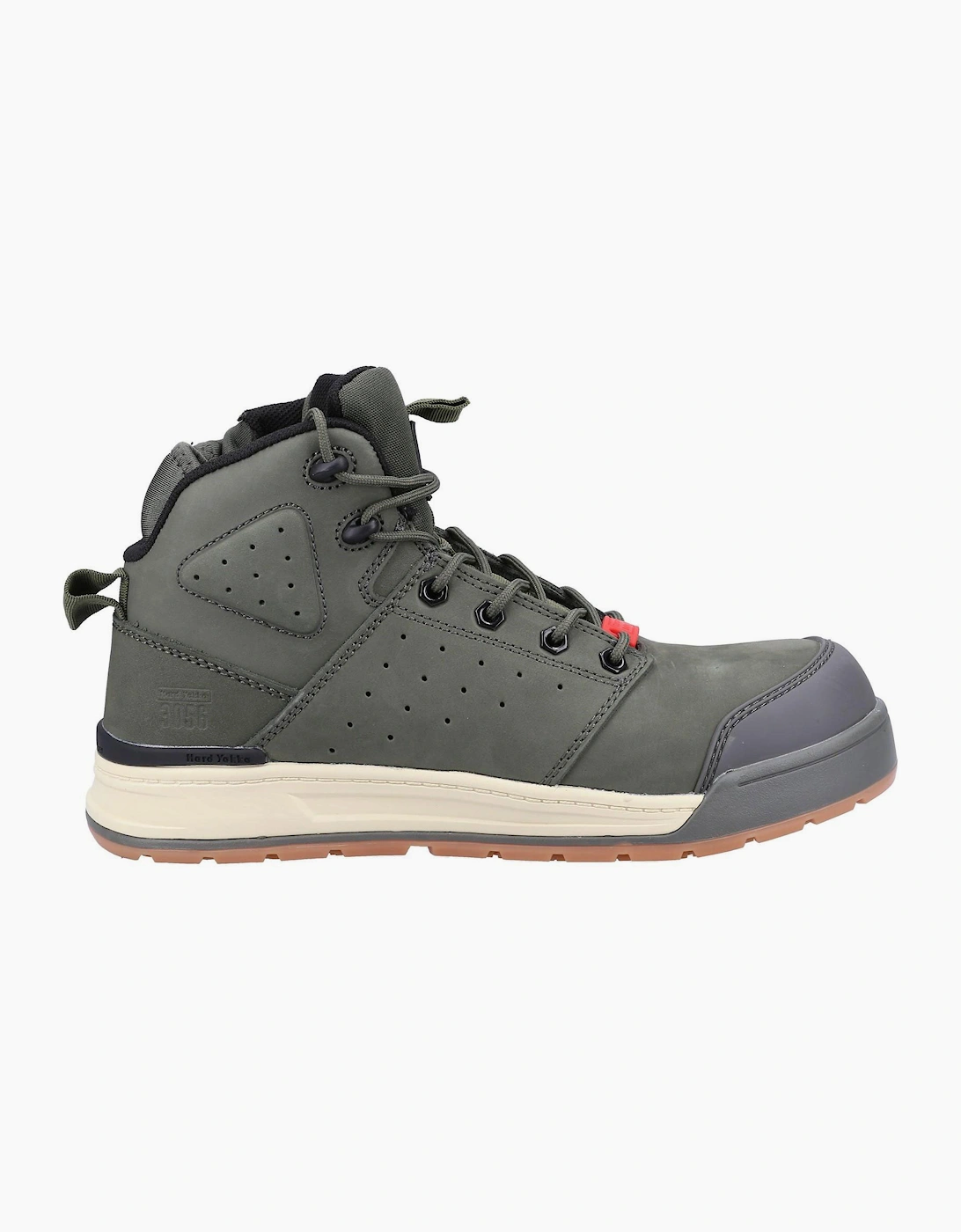 Hard Yakka 3056 Lace Zip Safety Boot, Olive, Size 12, Composite Toecap - Image 5