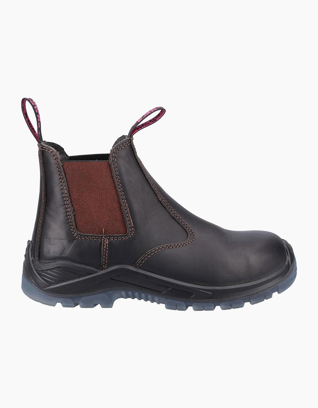Hard Yakka Women's Hard Yakka Banjo Elastic Gusset Safety Boot Womens Brown