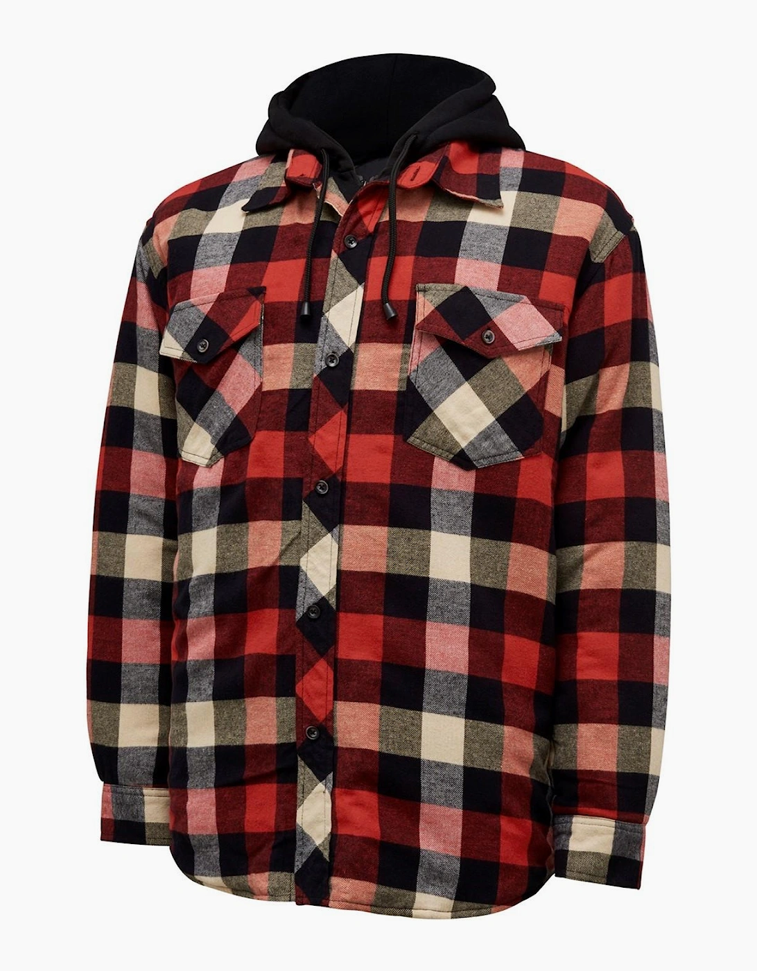 Hard Yakka Men's Hard Yakka Flannel Shacket Mens Red