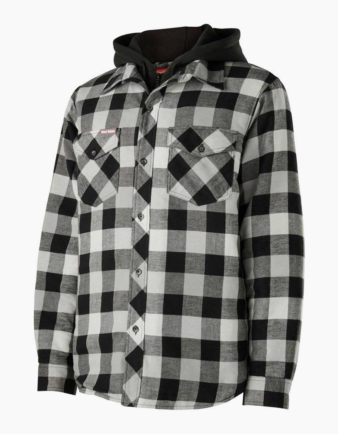 Hard Yakka Men's Hard Yakka Flannel Shacket Mens Grey
