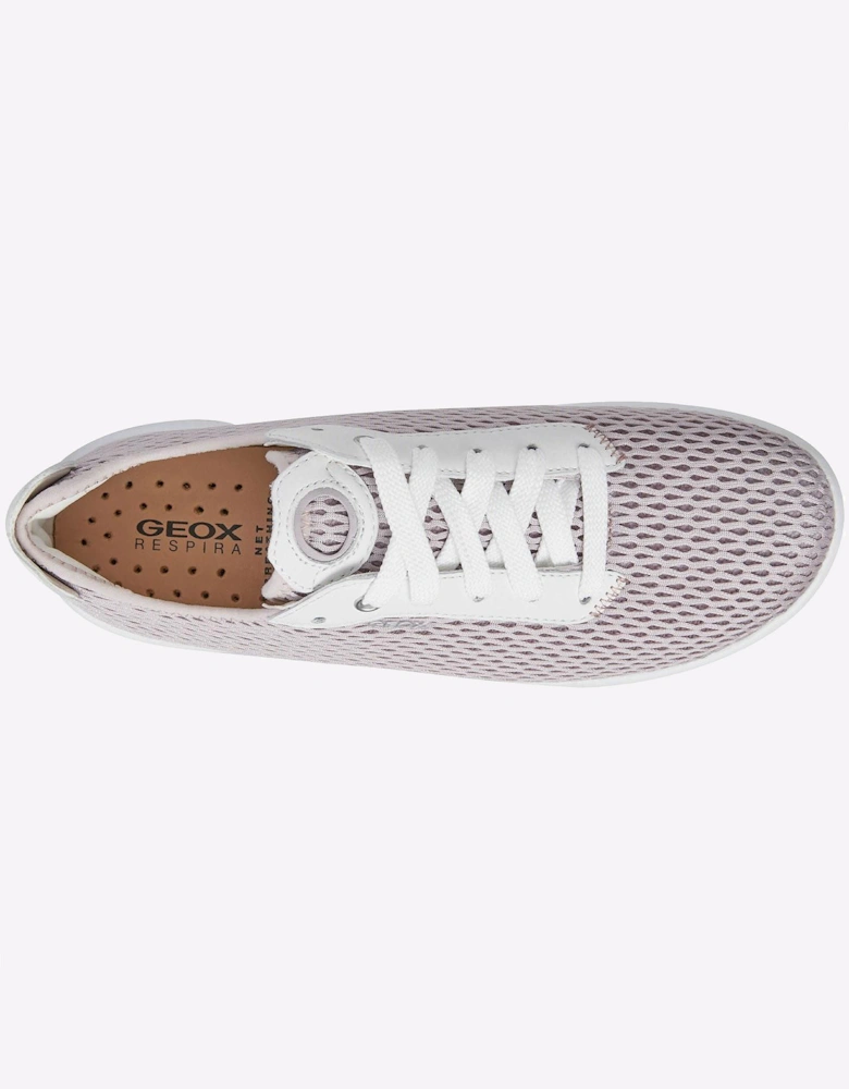 Geox Aerantis Trainers Womens Antique Rose/White