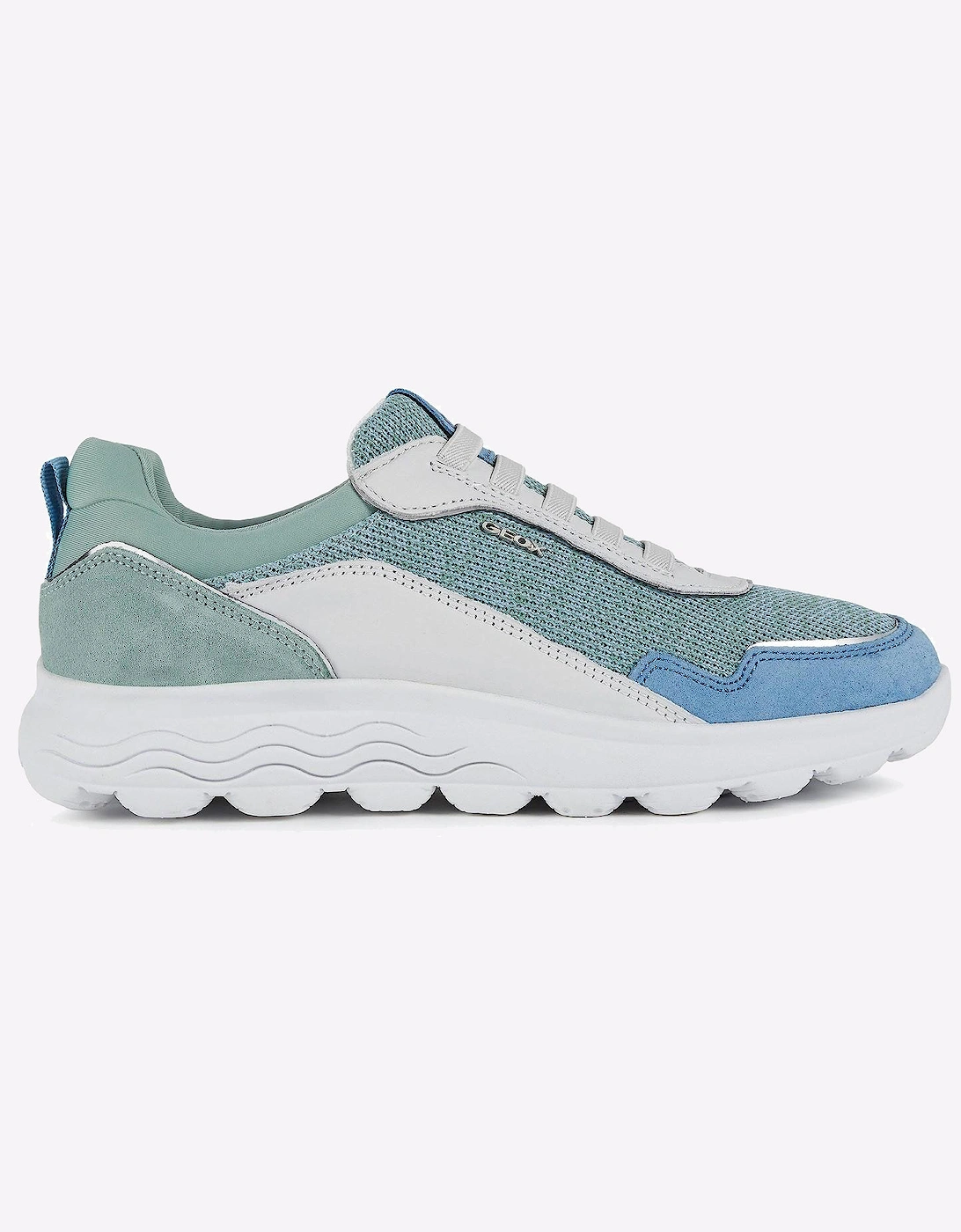 Geox Spherica Trainers Womens Blue / White /Green