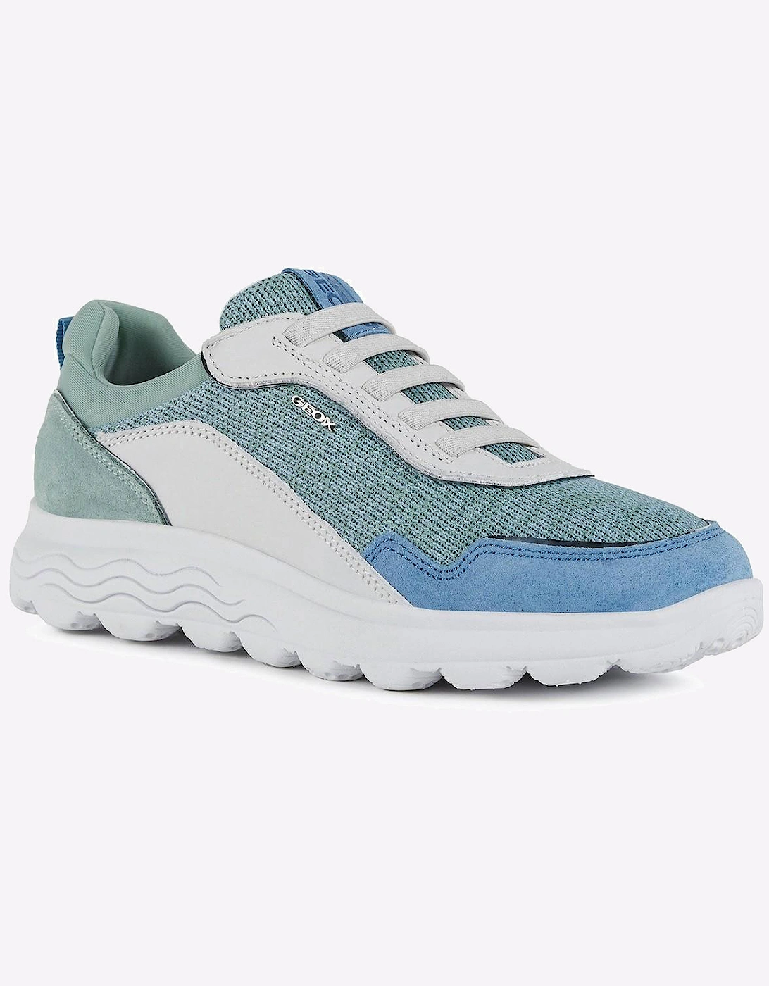 Geox Spherica Trainers Womens Blue / White /Green