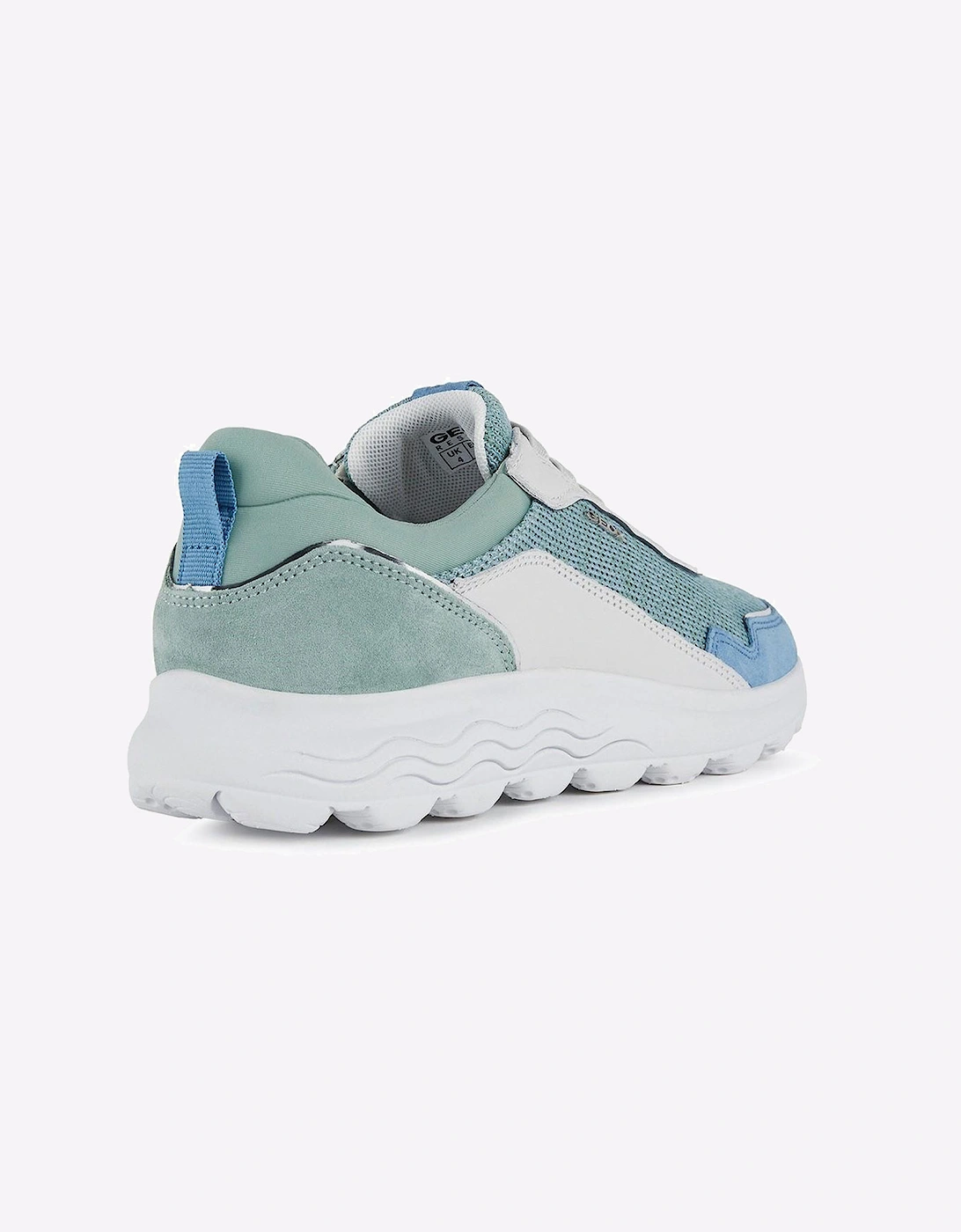 Geox Spherica Trainers Womens Blue / White /Green