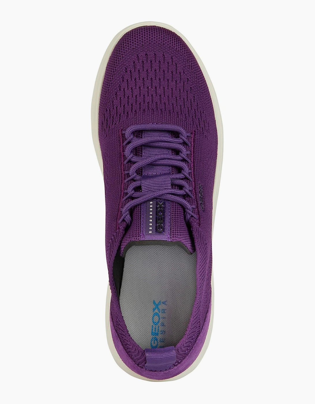 Geox D Spherica A Womens Trainers Purple