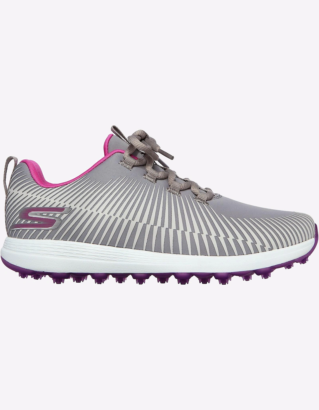 Skechers Go Golf Max Swing Womens Golf Shoes Grey/Purple
