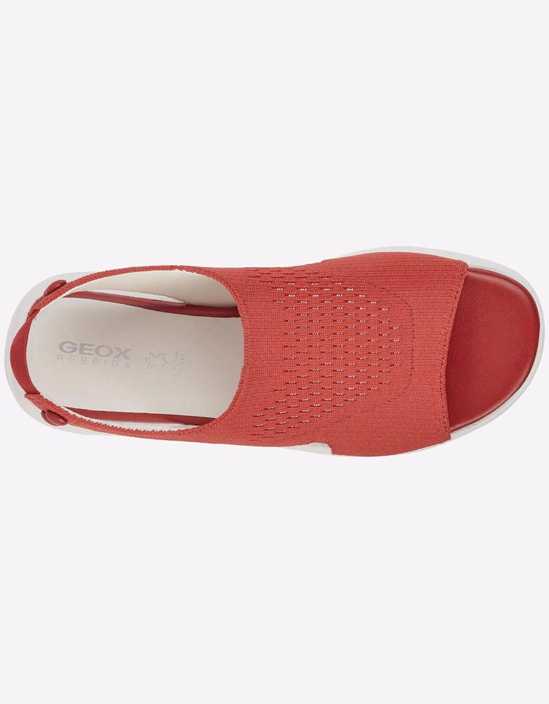 Geox Spherica Sandals Womens Red