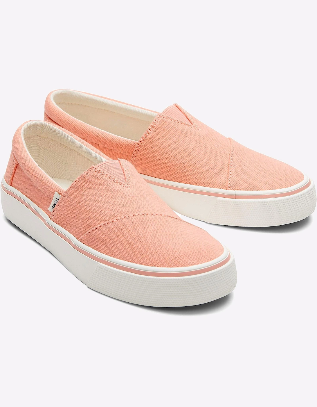 Toms Alpargata Fenix Slip On Shoes Womens Orange / Peach