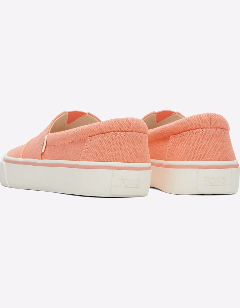 Toms Alpargata Fenix Slip On Shoes Womens Orange / Peach