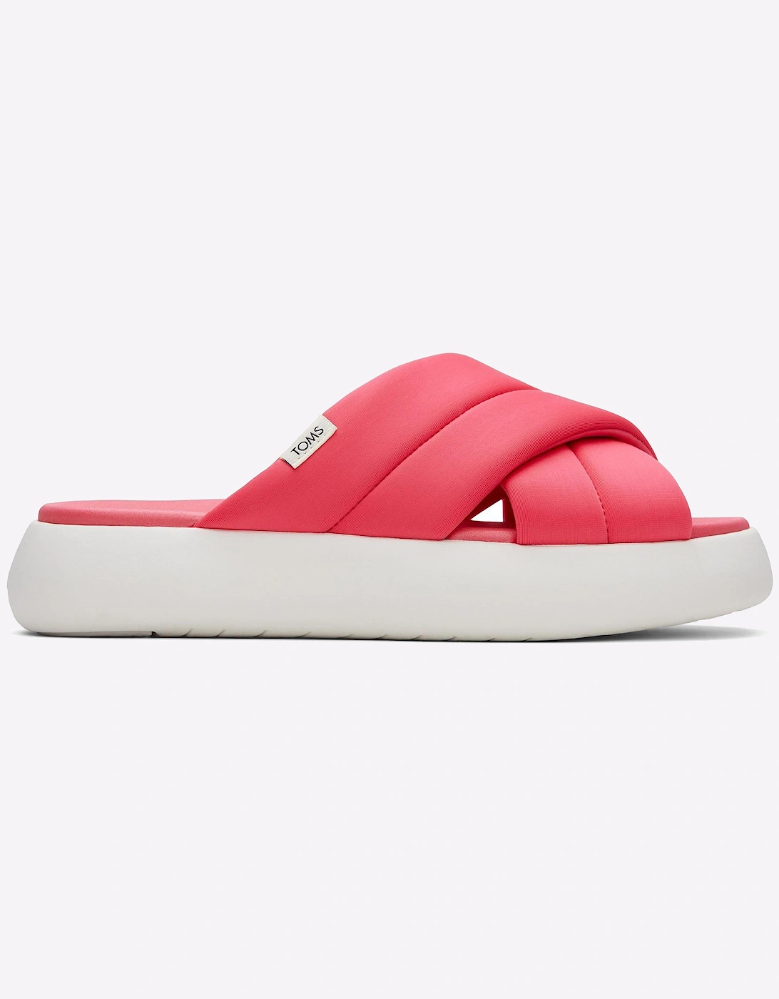 Toms Alpargata Mallow Crossover Slide Womens Sliders Pink