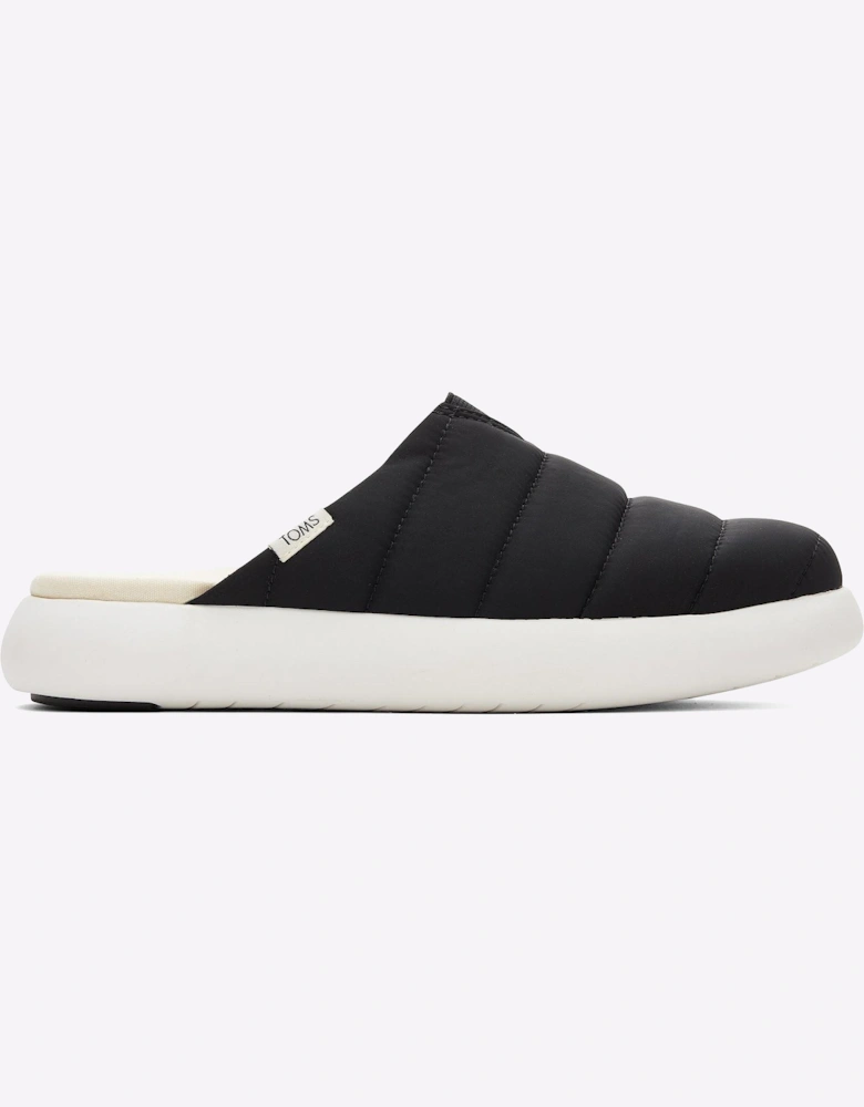 Toms Alpargata Mallow Mule Womens Shoes Black / White