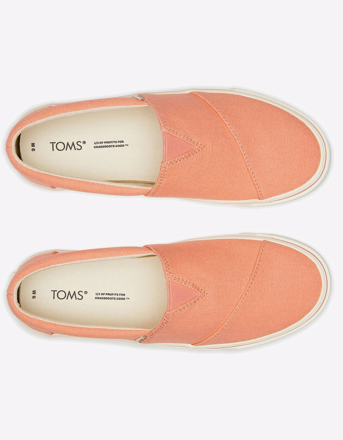 Toms Alpargata Fenix Slip On Shoes Womens Orange / Peach