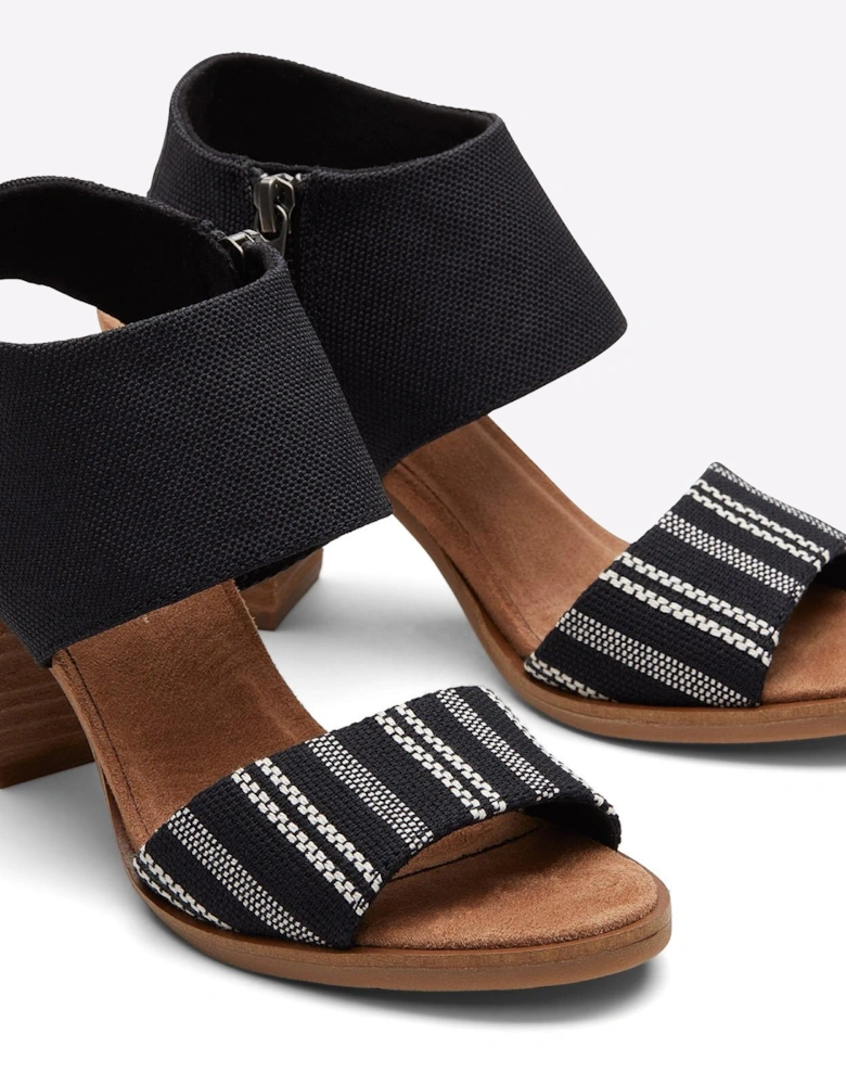 Toms Majorca Cutout Sandal Womens Black