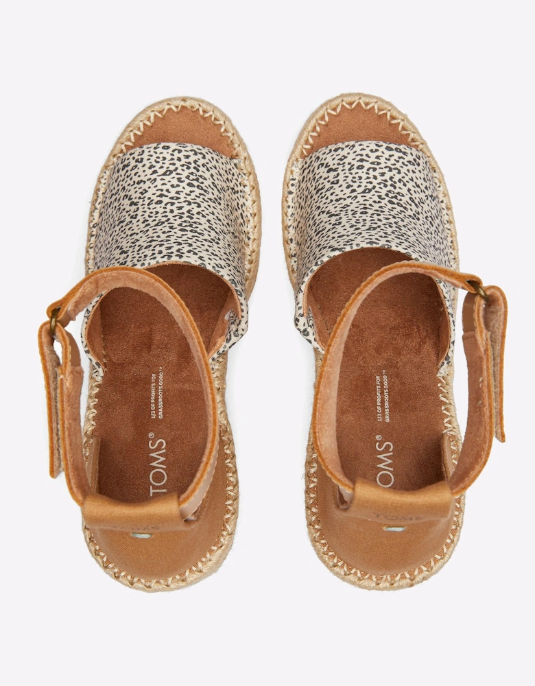 Toms Marisol Wedge Womens Sandals Natural