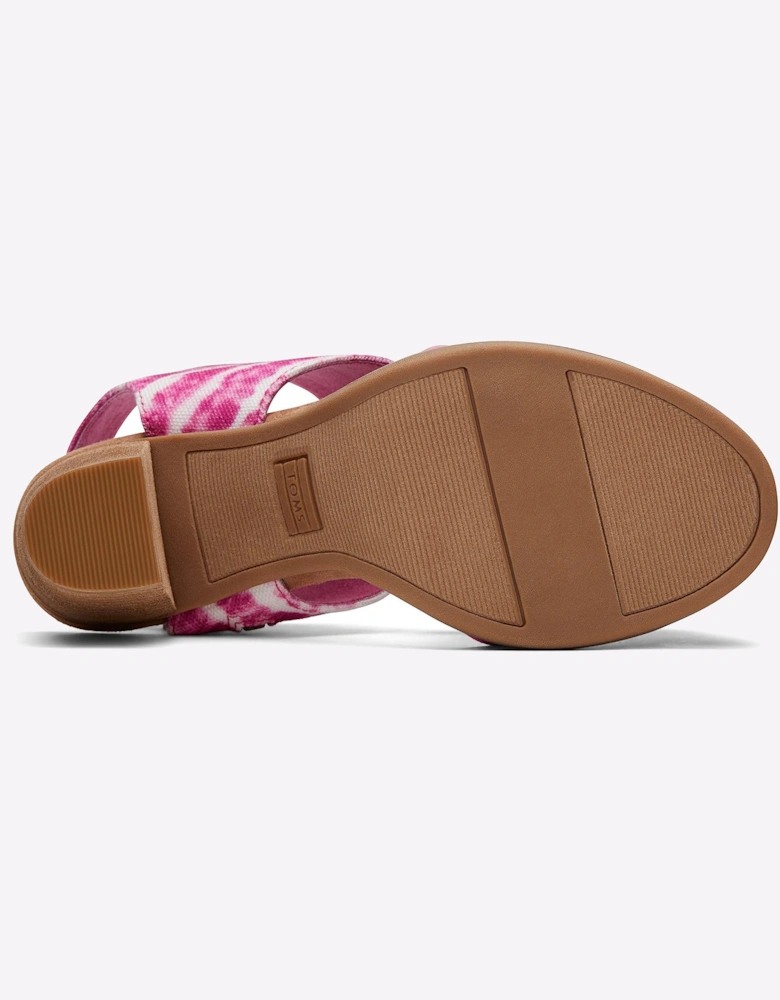 Toms Majorca Cutout Sandal Womens Pink