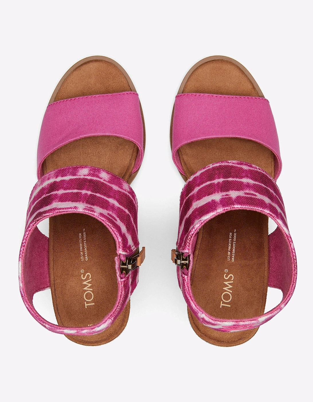 Toms Majorca Cutout Sandal Womens Pink