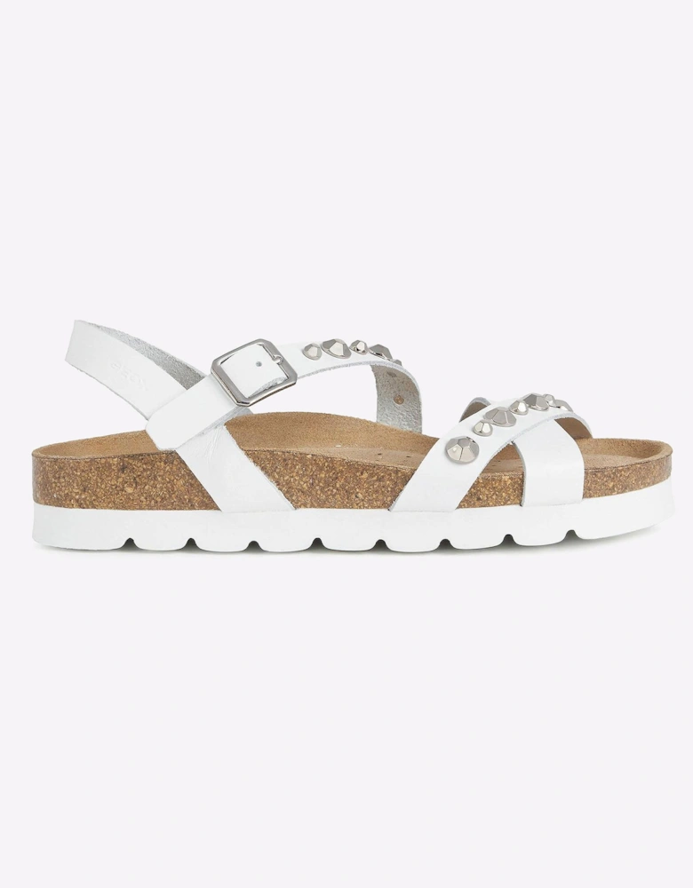 Geox Brionia Sandals Womens White