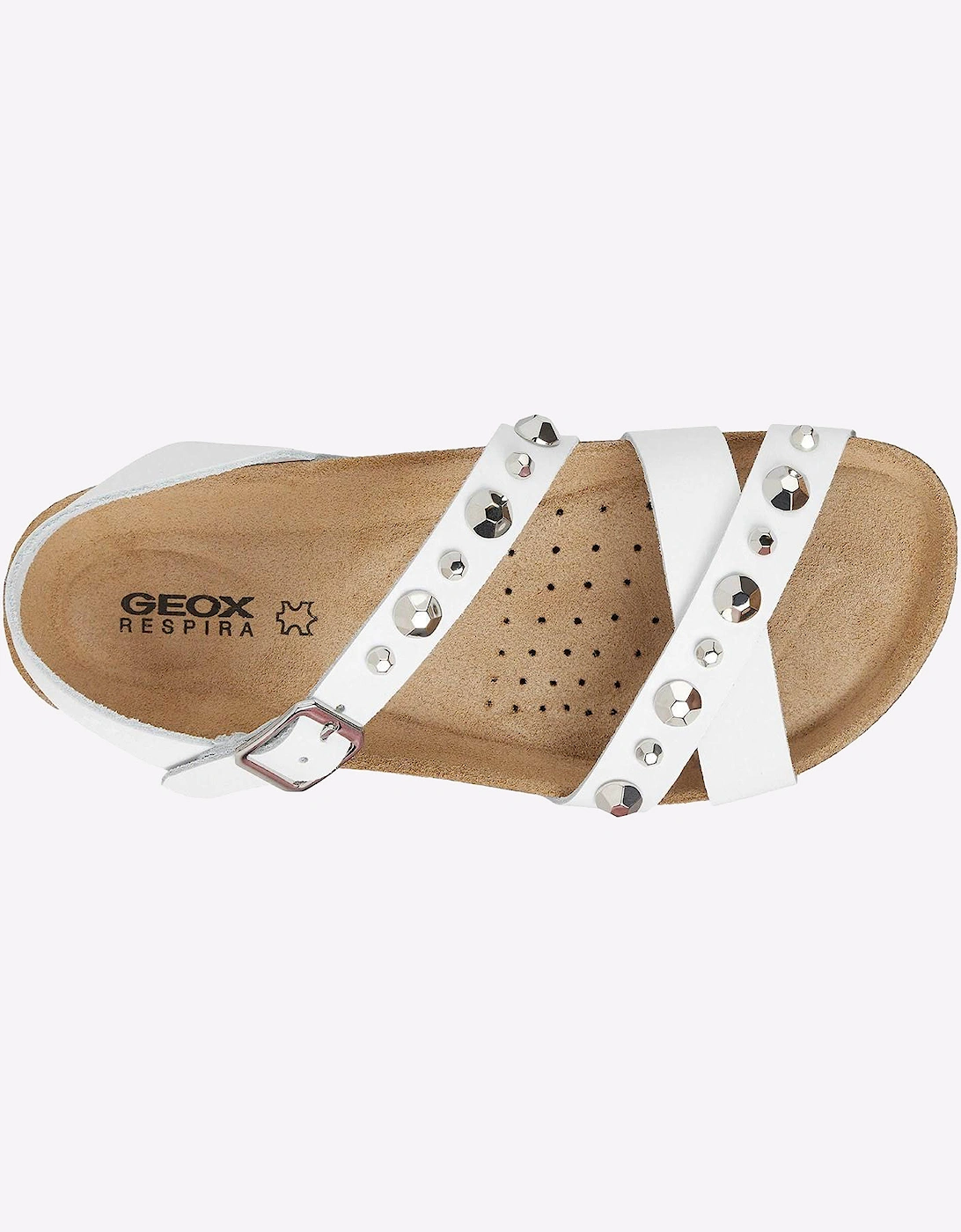 Geox Brionia Sandals Womens White