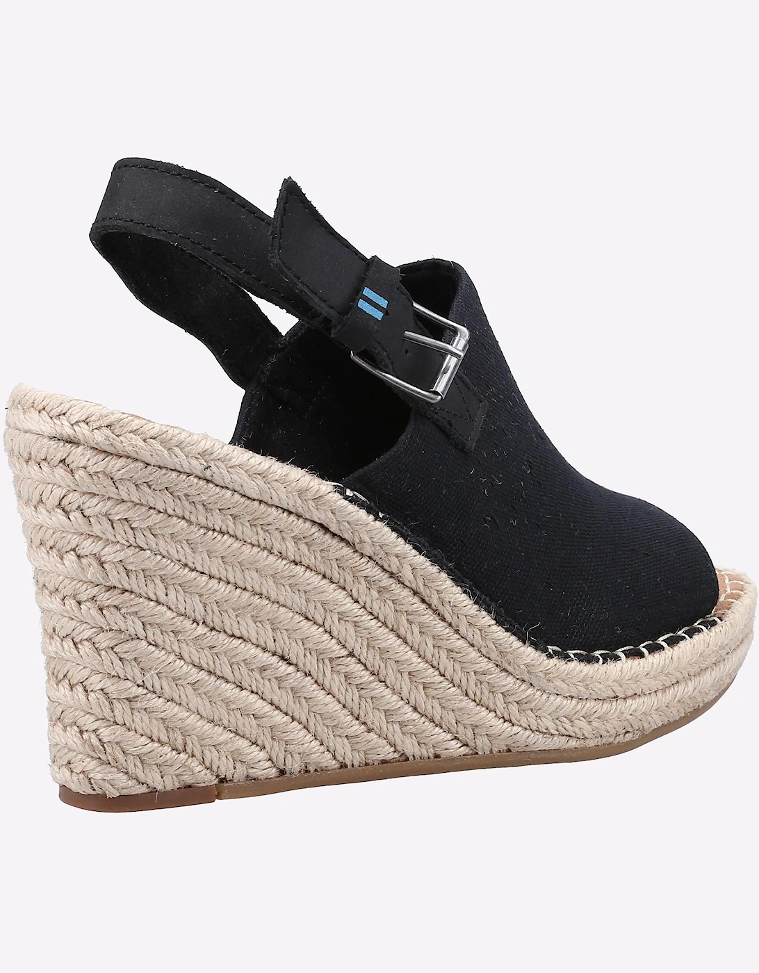 Toms Monica Wedge Sandal Womens Black