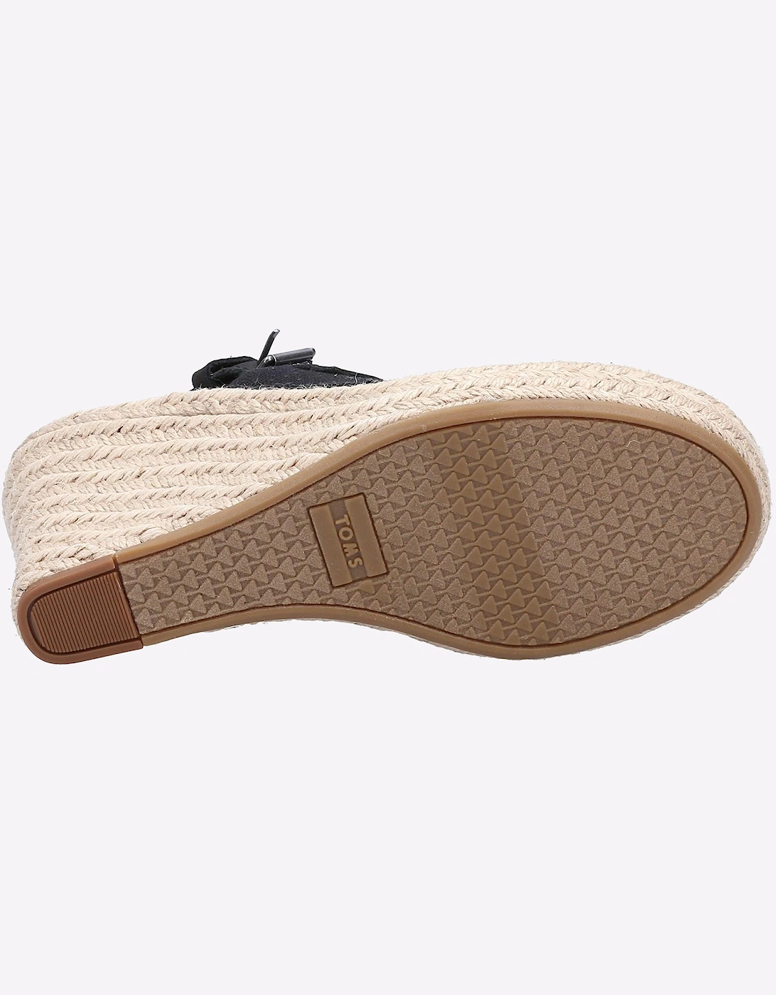 Toms Monica Wedge Sandal Womens Black