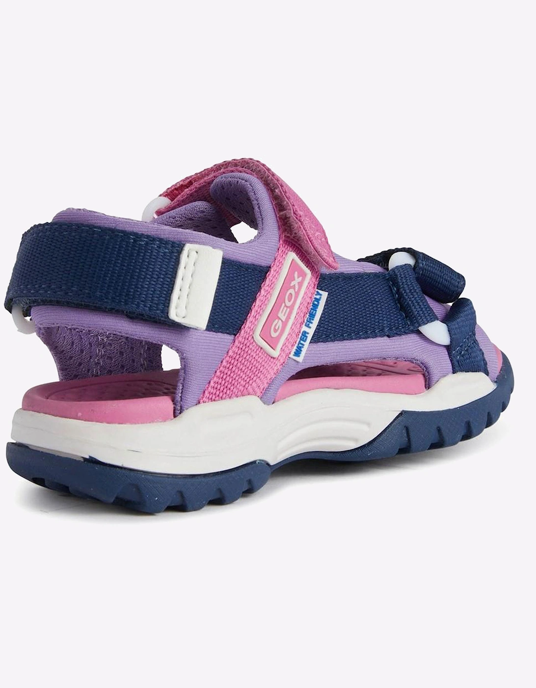 Geox Borealis Junior Girls Sandals Navy/Lilac