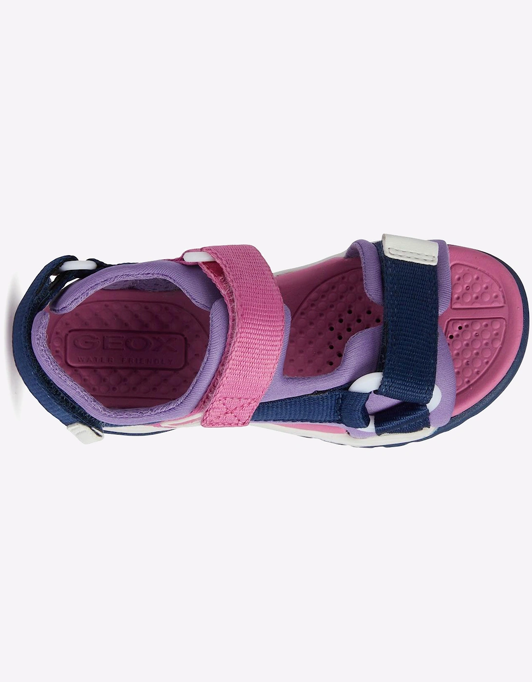 Geox Borealis Junior Girls Sandals Navy/Lilac