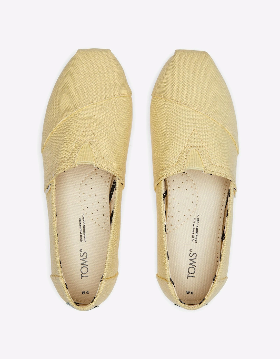 Toms Alpargata Womens Shoes Yellow