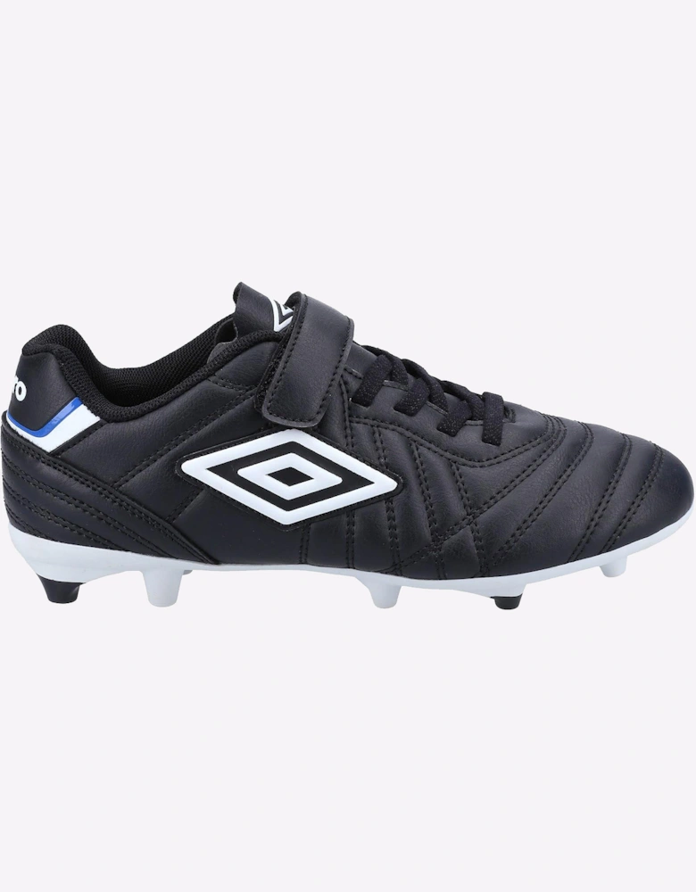 Umbro Speciali Liga Firm Ground Football Boot Junior Black/White