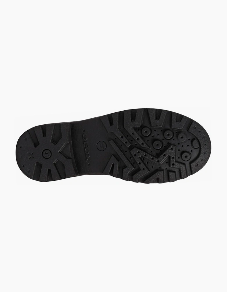 Geox Casey Girls School Shoes Black