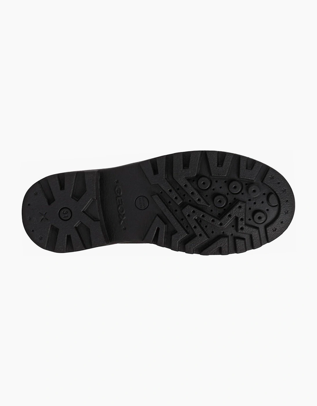 Geox Casey Girls School Shoes Black