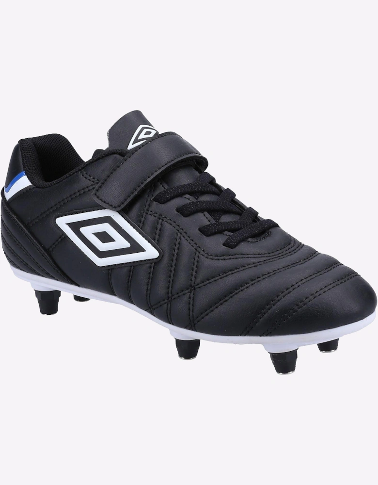 Umbro Speciali Liga Soft Ground Football Boot Junior Black/White
