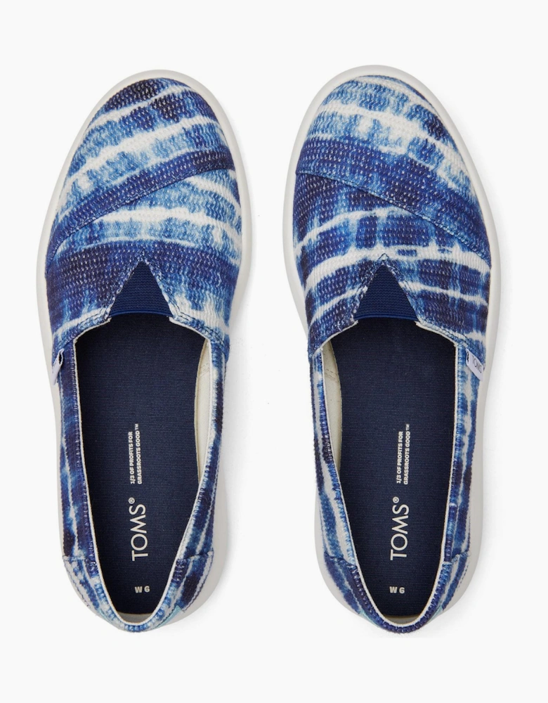 Toms Alpargata Womens Shoes Navy