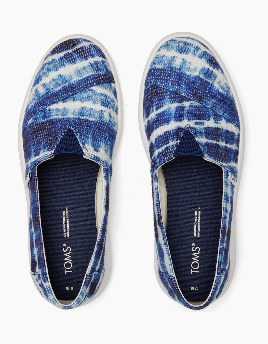 Toms Alpargata Womens Shoes Navy