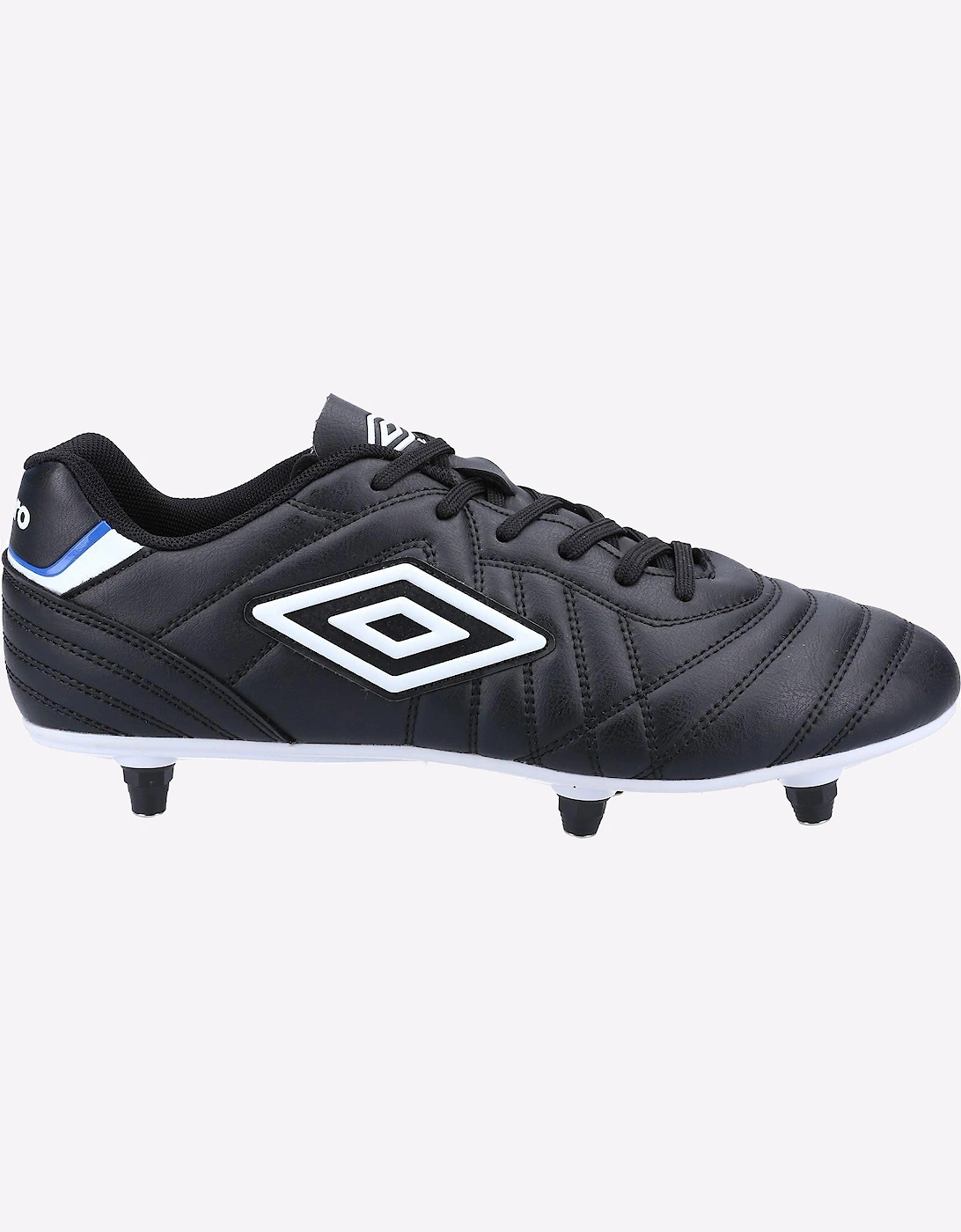 Umbro Speciali Liga Soft Ground Lace up Football Boot Mens Black/White