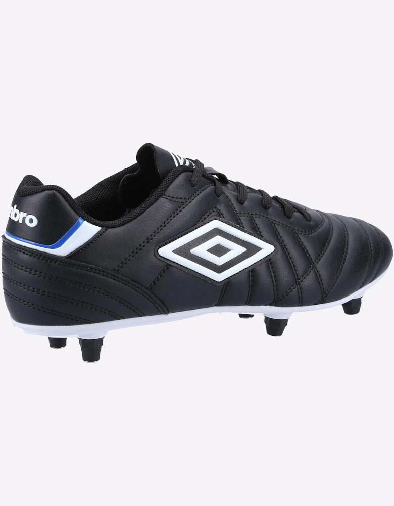 Umbro Speciali Liga Soft Ground Lace up Football Boot Mens Black/White