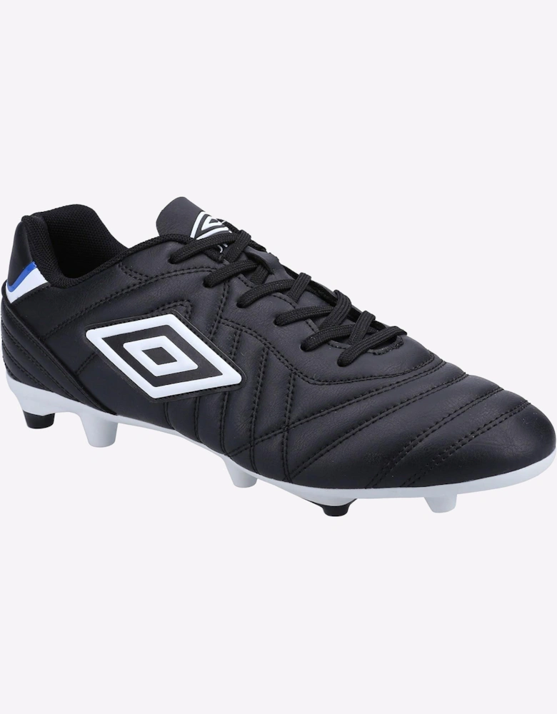 Umbro Speciali Liga Firm Ground Lace up Football Boot Mens Black/White