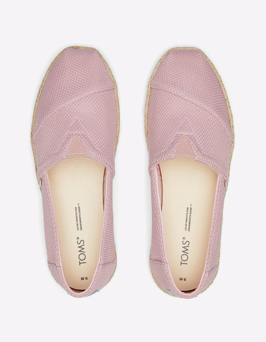 Toms Alpargata Rope Womens Pink