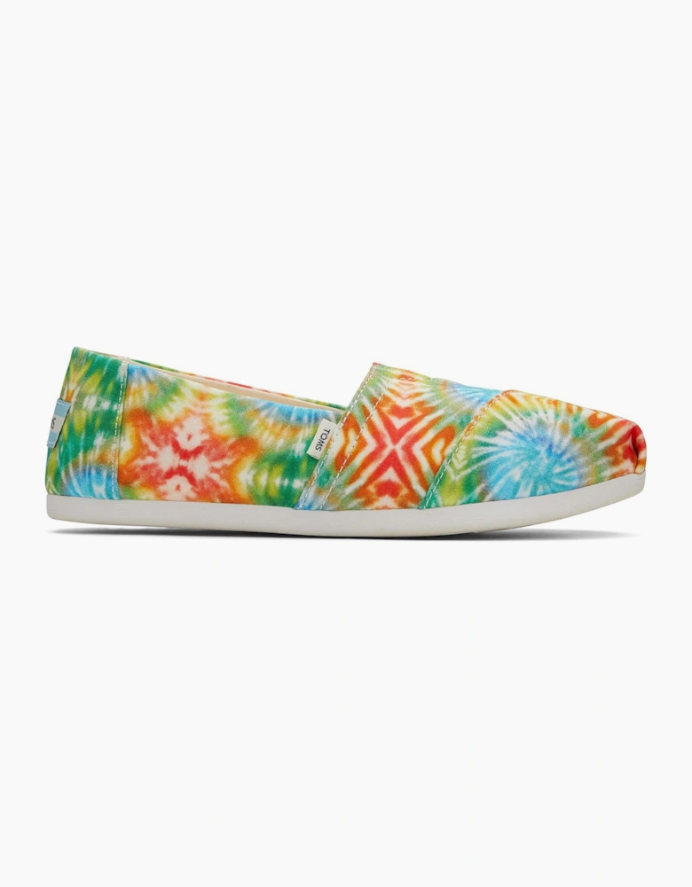 Toms Alpargata Womens Shoes Green/Blue/Red/Multicolour