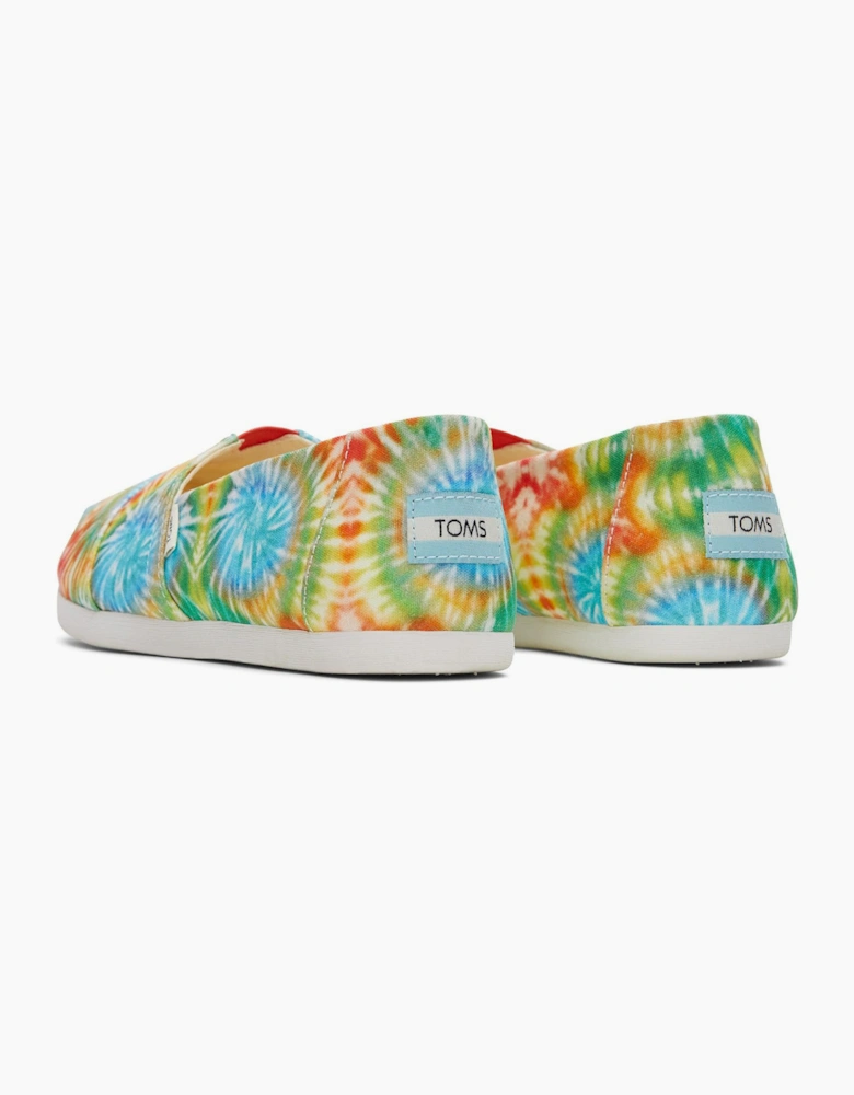 Toms Alpargata Womens Shoes Green/Blue/Red/Multicolour