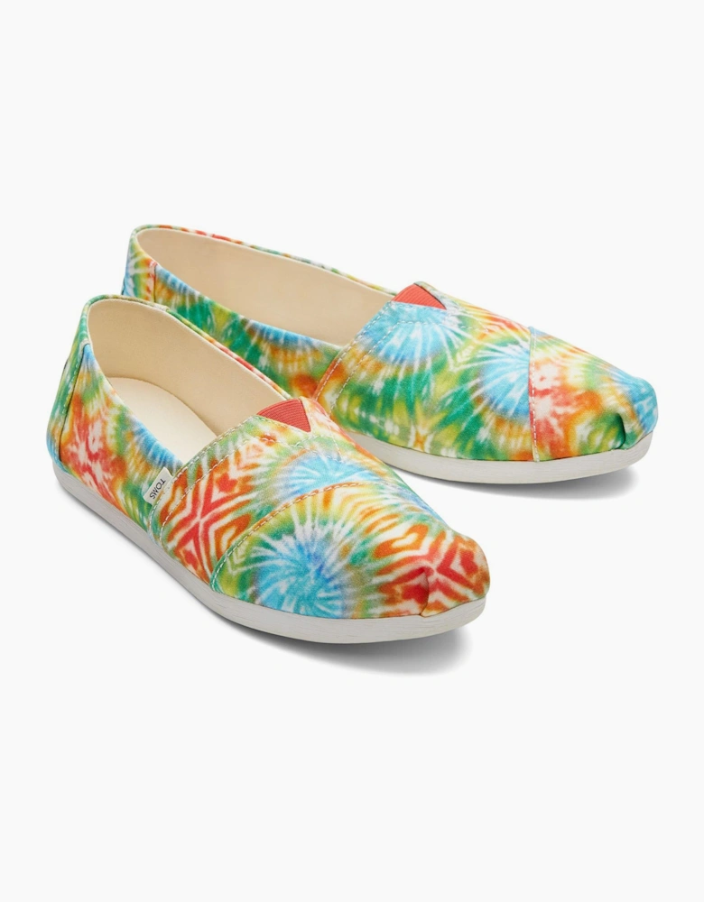 Toms Alpargata Womens Shoes Green/Blue/Red/Multicolour