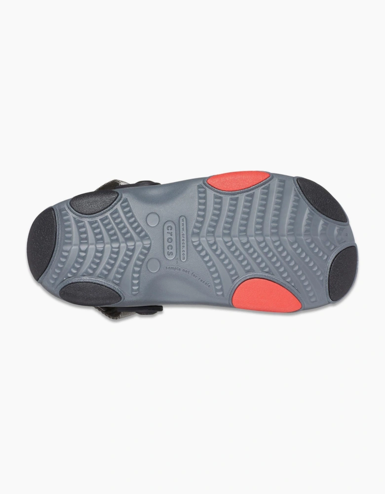 Crocs All Terrain Two Strap Sandal Junior Slate Grey