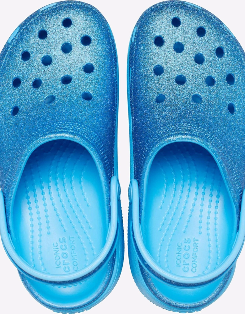 Crocs Classic Glitter Cutie Clog Junior Oxygen
