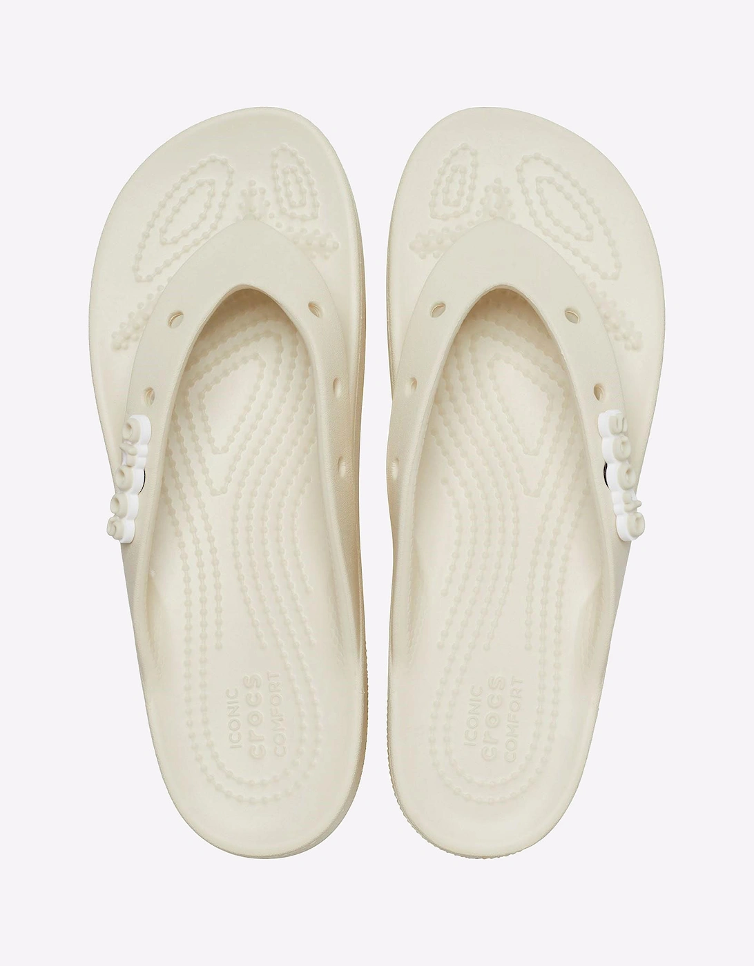 Crocs Classic Platform Flip Flop Unisex Bone